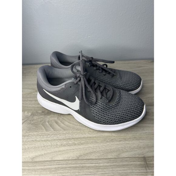 Nike Revolution 4 Women’s 7.5 Running‎ Shoes Dark Grey White 908999-010 - Picture 1 of 11